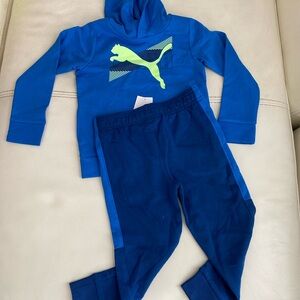 Puma active pants top hoodie set
